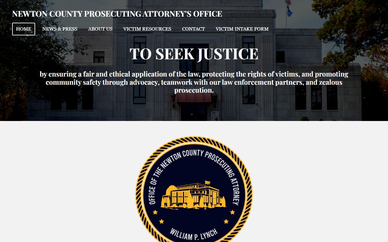 Newton County criminal court records prosecuting attorney office