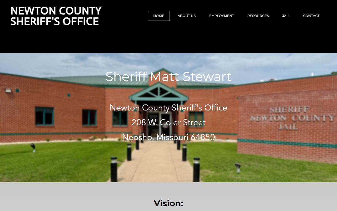 Newton County inmate records sheriff office