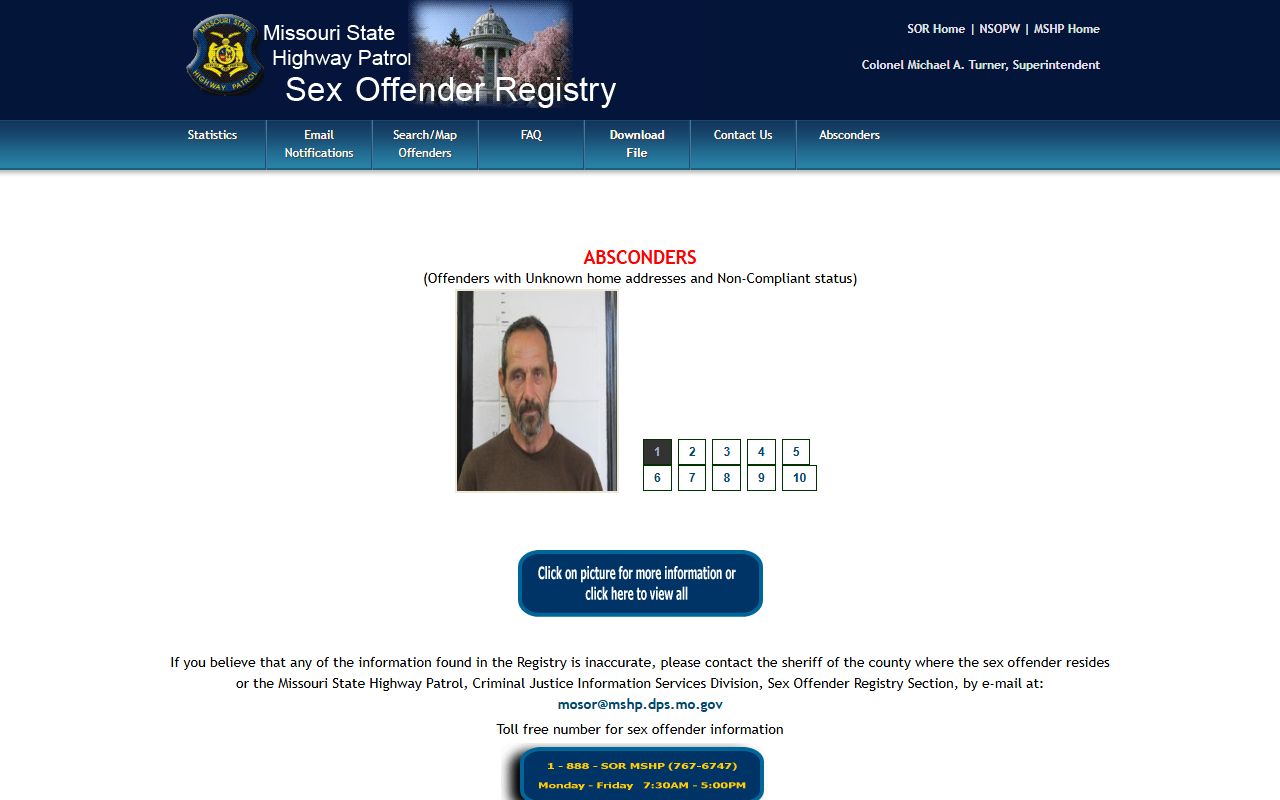 Newton County warrant records Missouri sex offender registry
